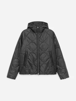 Steppjacke mit Kapuze