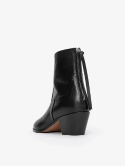 Stiefelette aus Leder