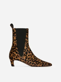 Stiefelette in Ponyhaaroptik