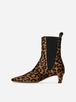 Stiefelette in Ponyhaaroptik