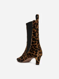 Stiefelette in Ponyhaaroptik