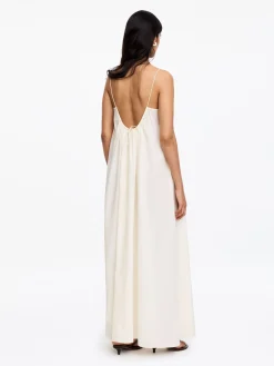 Strandkleid aus Lyocell und Baumwolle