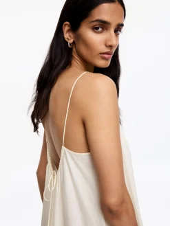 Strandkleid aus Lyocell und Baumwolle