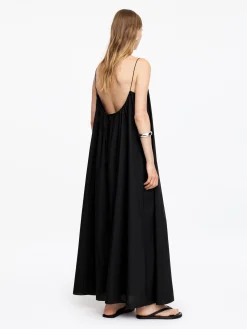 Strandkleid aus Lyocell und Baumwolle