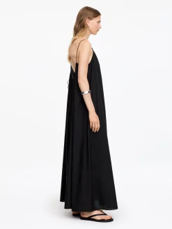 Strandkleid aus Lyocell und Baumwolle