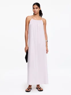 Strandkleid aus Lyocell und Baumwolle