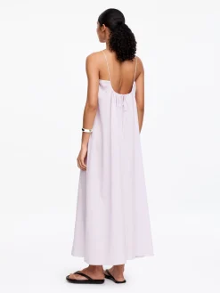 Strandkleid aus Lyocell und Baumwolle
