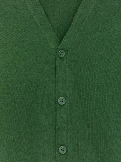 Strickjacke aus Baumwolle und Wolle