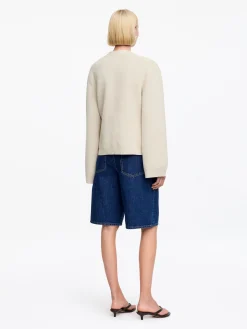 Strickjacke aus Baumwolle