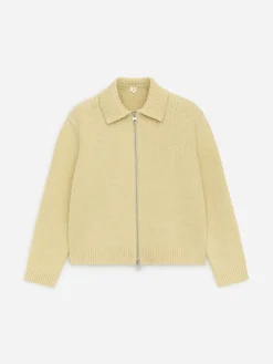 Strickjacke aus Baumwollmischung
