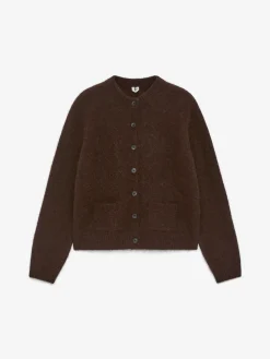 Strickjacke aus einer Alpaka-Wollmischung