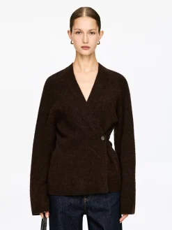 Strickjacke aus einer Alpaka-Wollmischung