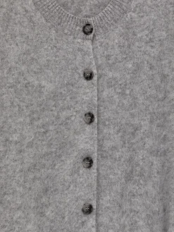 Strickjacke aus reinem, gebürstetem Kaschmir