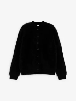 Strickjacke aus reinem, gebürstetem Kaschmir