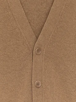 Strickjacke aus Wolle und Baumwolle