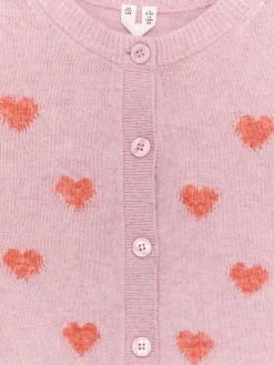 Strickjacke aus Wolle und Alpakawolle