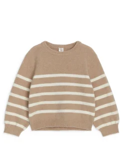 Strickpullover mit Intarsien