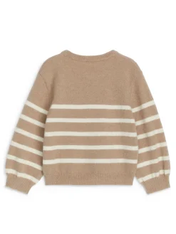 Strickpullover mit Intarsien