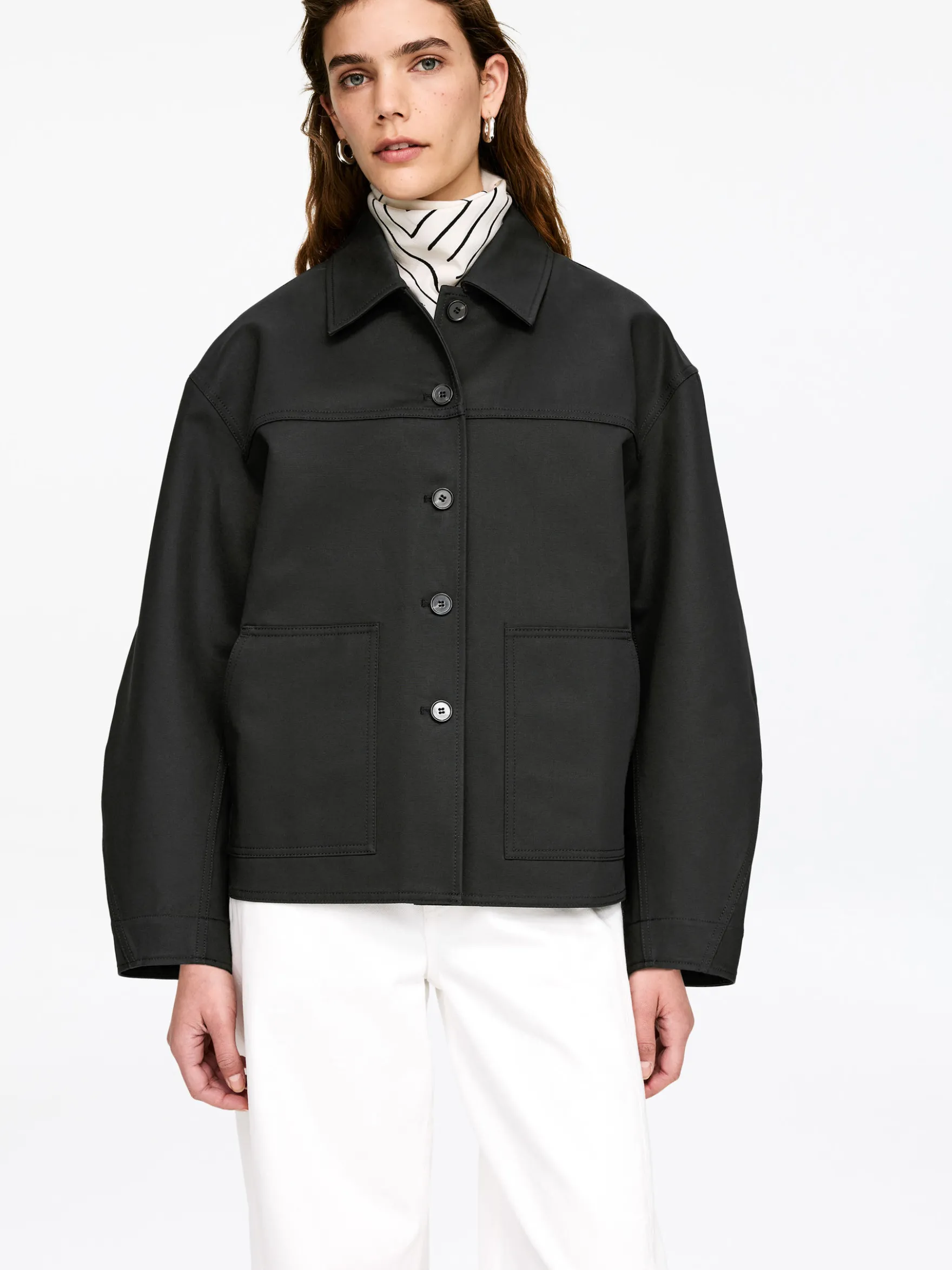 Strukturiertes Overshirt