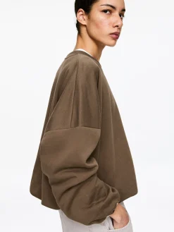 Sweatshirt mit Ballonschnitt