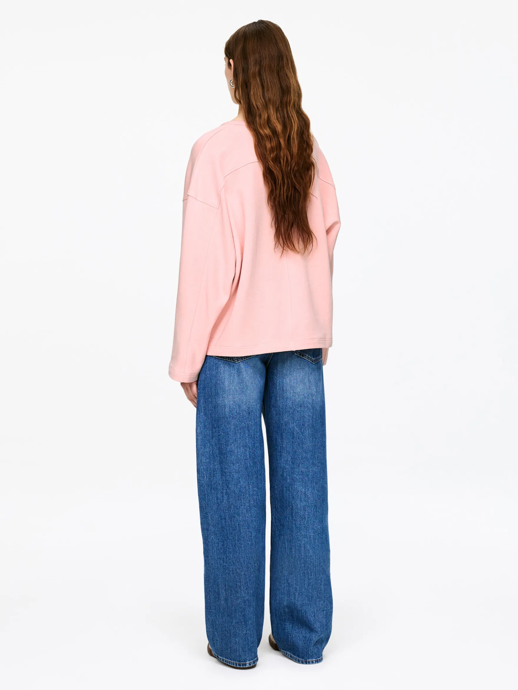 Sweatshirt mit Schlitz