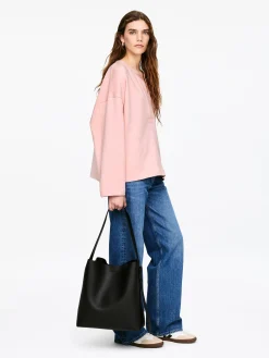 Sweatshirt mit Schlitz