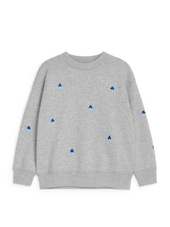 Sweatshirt mit Stickerei