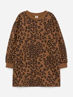 Sweatshirtkleid aus Baumwolle