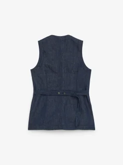 Taillierte Jeansweste