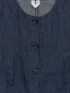 Taillierte Jeansweste