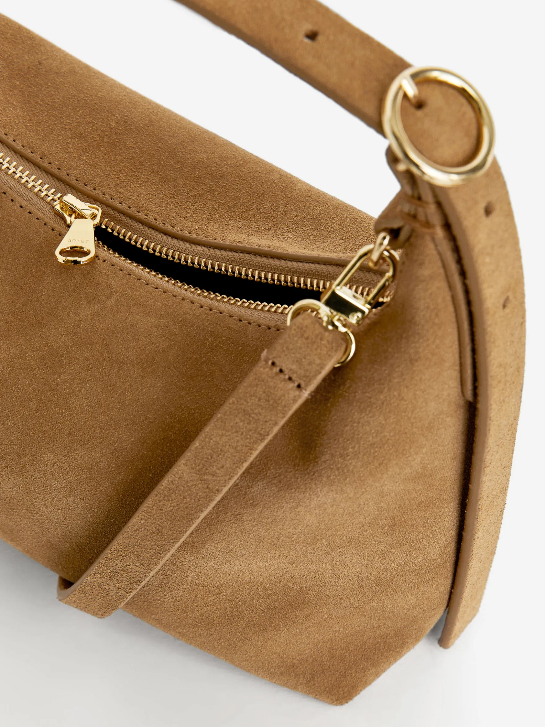 Tasche aus Spaltvelours