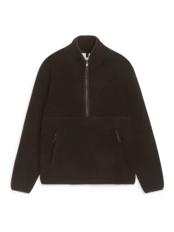 Teddy-Sweatshirt aus Wollmischung