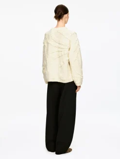 Texturierter Pullover
