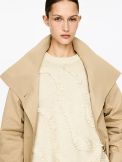 Texturierter Pullover