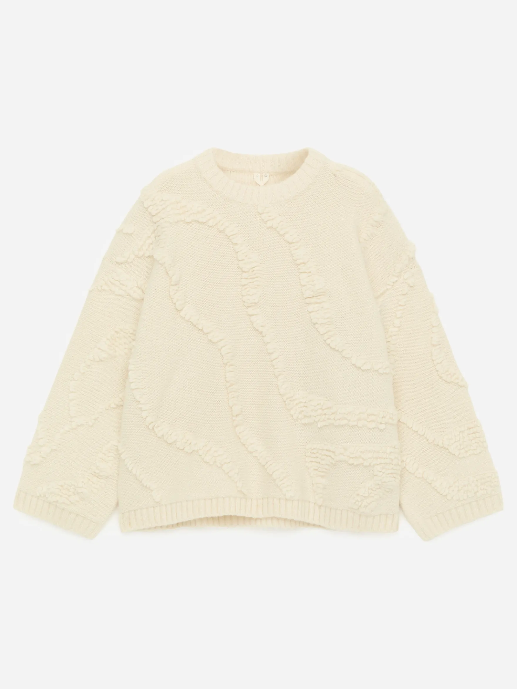 Texturierter Pullover