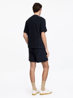 T-Shirt aus Baumwollfrottee