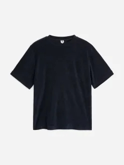 T-Shirt aus Baumwollfrottee