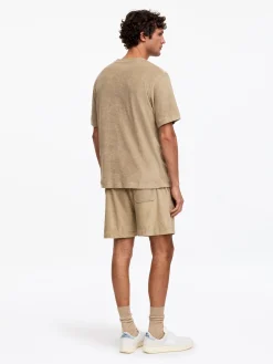 T-Shirt aus Baumwollfrottee