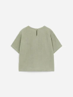 T-Shirt aus Baumwollmusselin