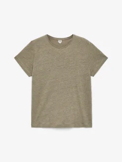 T-Shirt aus Leinenjersey