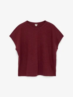 T-Shirt aus Leinenmischung