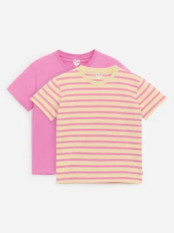 T-Shirt mit Rundhalsausschnitt, 2er-Pack