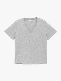 T-Shirt mit V-Ausschnitt