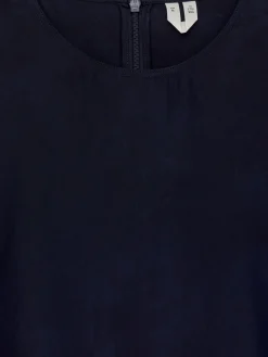 T-Shirt-Kleid aus Seide