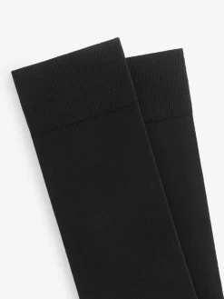 Unifarbene Socken im 3er-Pack