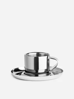 Untertasse aus Edelstahl