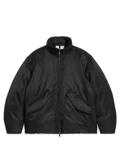 Upcycled Down-Fliegerjacke