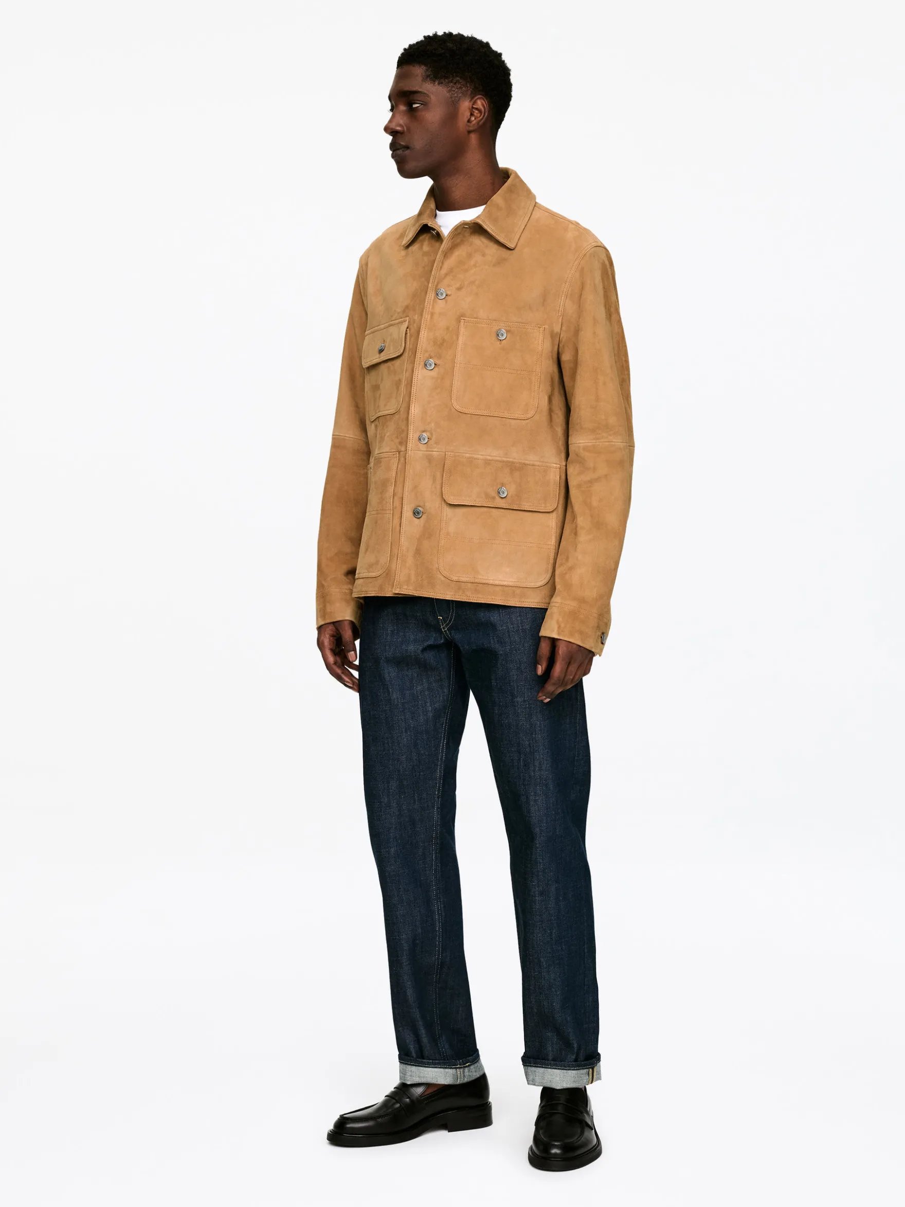 Velourslederjacke