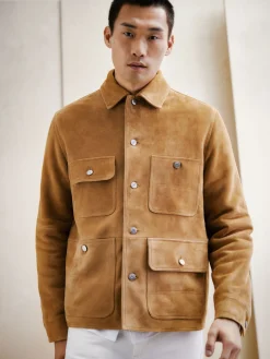 Velourslederjacke