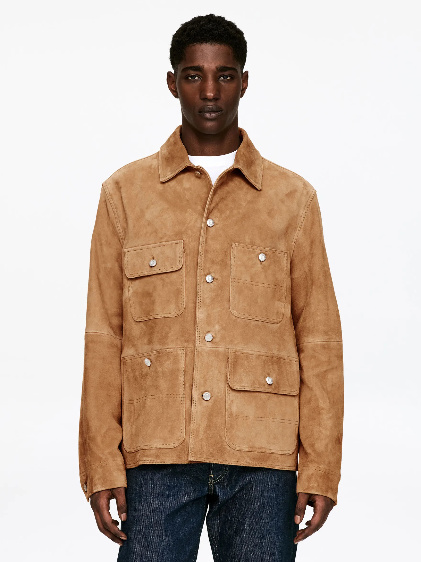 Velourslederjacke